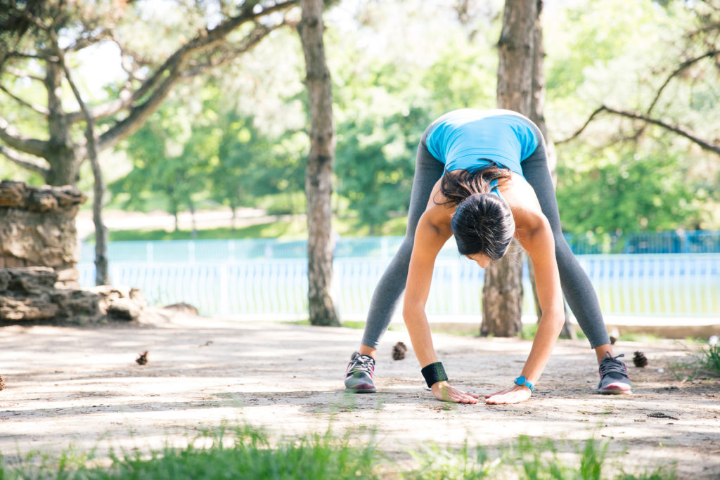 10 minute yoga stretch after running